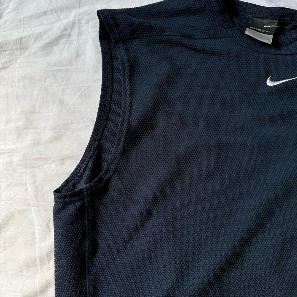 Vintage Nike Mid Check Logo Sleeveless Shirt - Picture 2 of 3